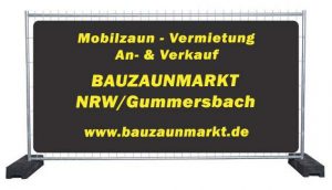 Bauzaun Verleih & Mobilzaun Vermietung Nordrhein-Westfalen/Gummersbach
