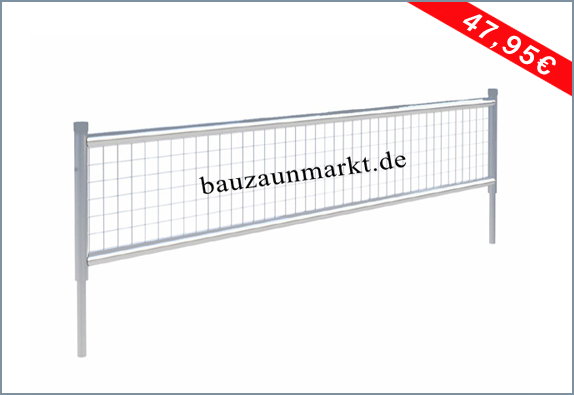 Bauzaun Erhöhungselement 60 cm